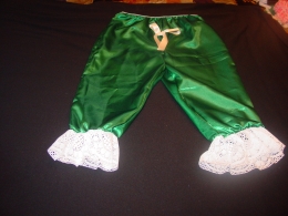 Green Satin Bloomers Pantaloons